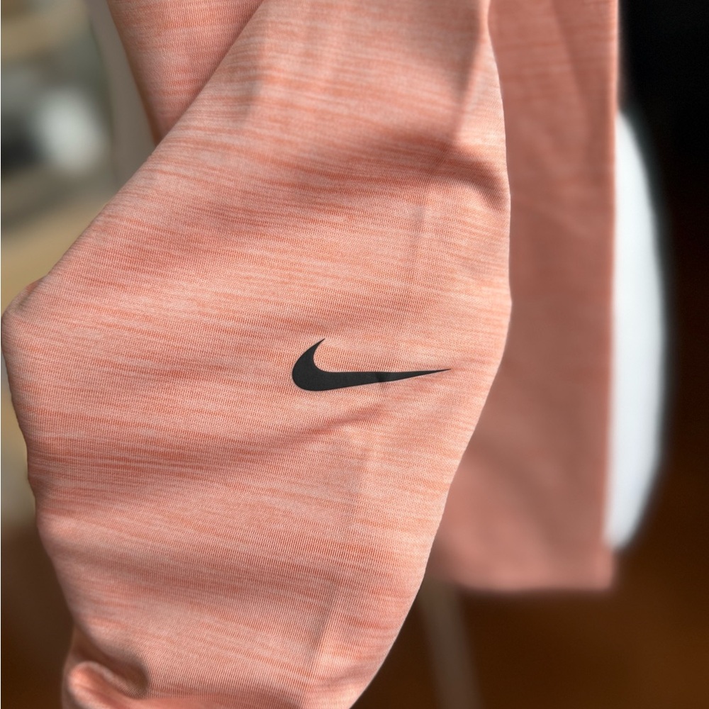 Nike Dri-Fit Pink Heatheres High Rise Leggings - Small